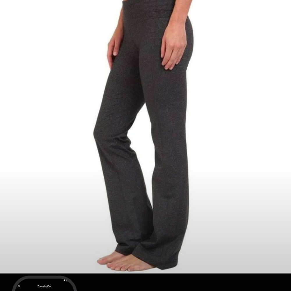 NWT Prana Olympia Flare Heather Grey Slim Legging Pants XS Tall - Picture 7 of 8